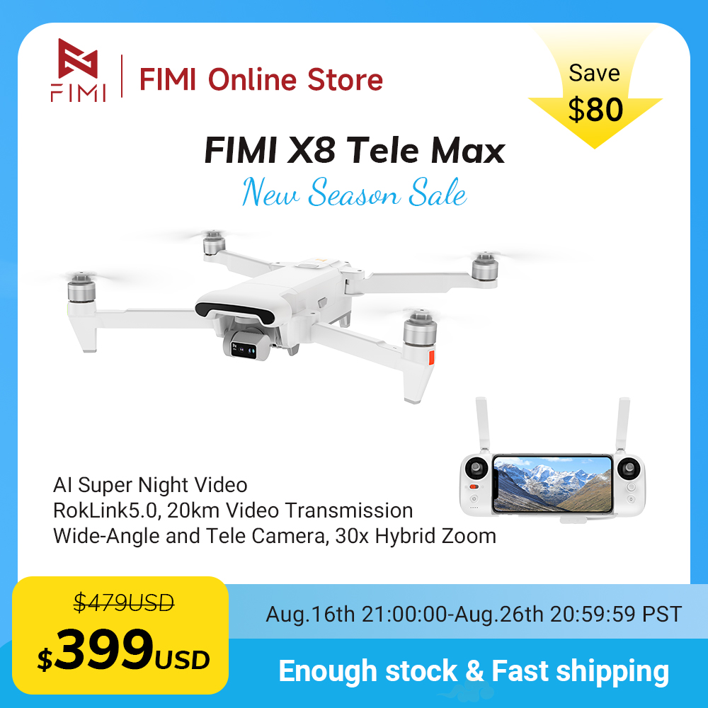 Drone Surveying - FIMI X8 Tele Max Drone 4K