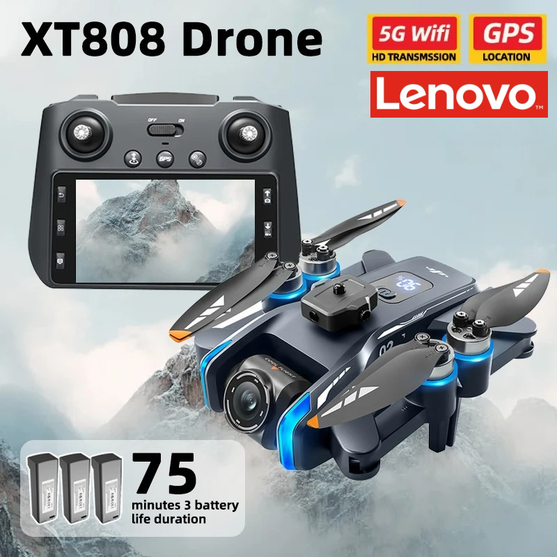 Drone Surveying - Lenovo XT808 Pro MAX Drone 4K
