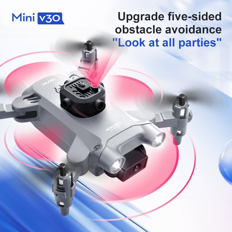 Mini V30 WiFi FPV Drone With 4 - Drone Lidar ulasan dan harga
