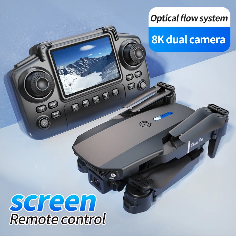 Professional E88 PRO Drone wit - Drone Lidar ulasan dan harga