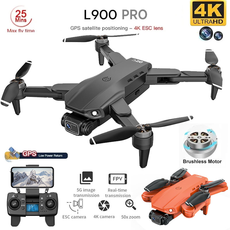 L900 Pro GPS Drone 4K Professi - Drone Cinematic ulasan dan harga
