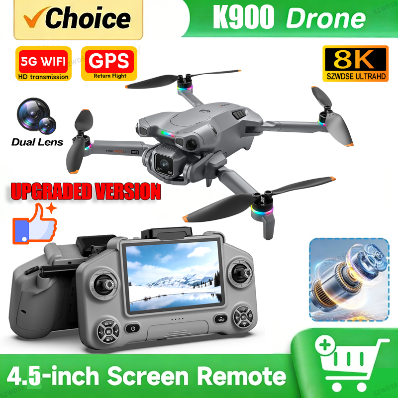 New K900 MAX GPS Drone with 4K - Drone Multispectral ulasan dan harga