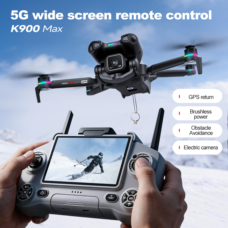 New K900 MAX GPS Drone with 4K - Drone Multispectral ulasan dan harga