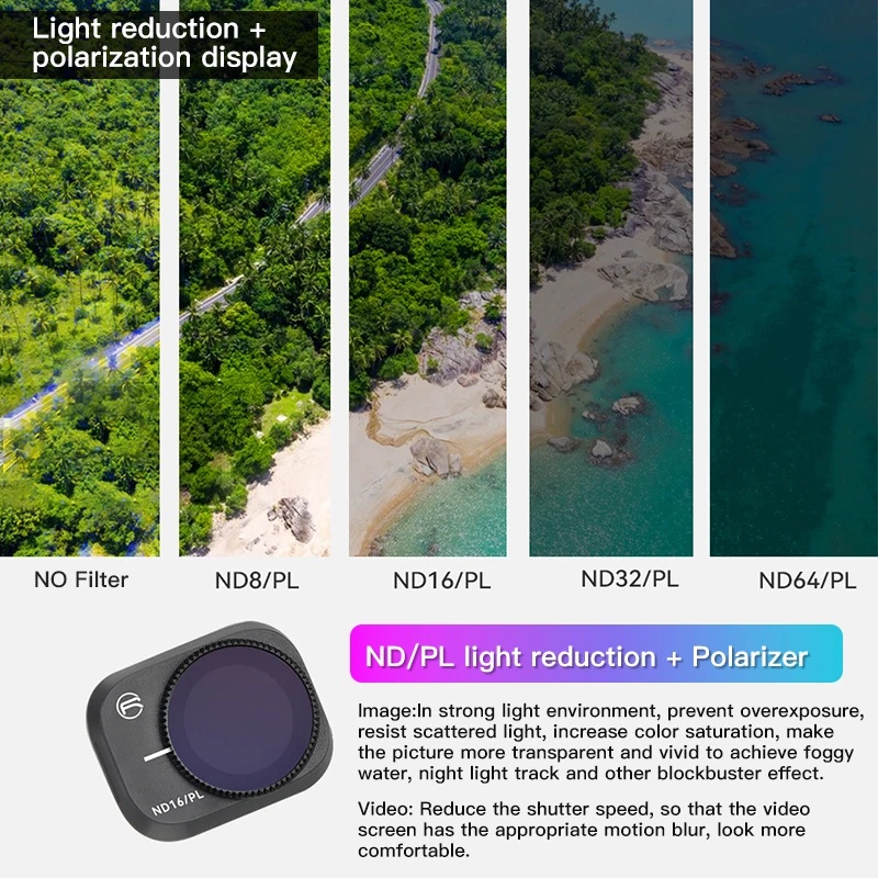 RCSTQ For DJI Mini 3 Pro Filte - Drone Video Production ulasan dan harga